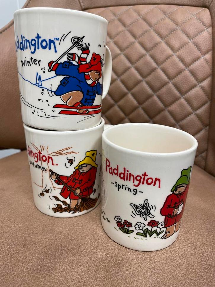 Paddington Beer Mokken - Set van 3 - Staffordshire Kiln Craf, Huis en Inrichting, Keuken | Servies, Zo goed als nieuw, Kop(pen) en/of Schotel(s)