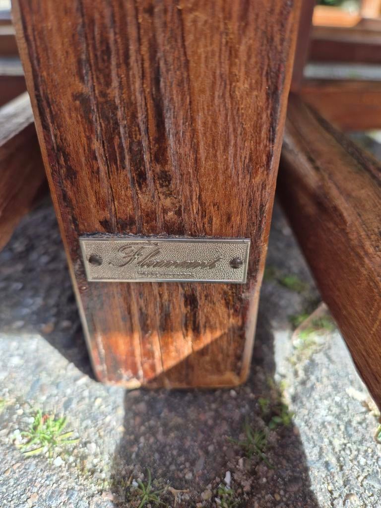 Flamant salontafel met 4 bijzet tafeltjes, Ophalen, Gebruikt, 100 tot 150 cm, 50 tot 100 cm