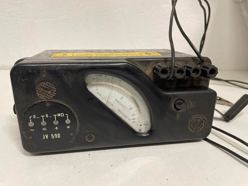 Vintage Isolatiemeter JV 500 - Made in Germany, Ophalen of Verzenden