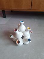 Fairtrade Tulpenvaas voor 10 tulpen - Vrolijke kleuren, Ophalen of Verzenden, Minder dan 50 cm