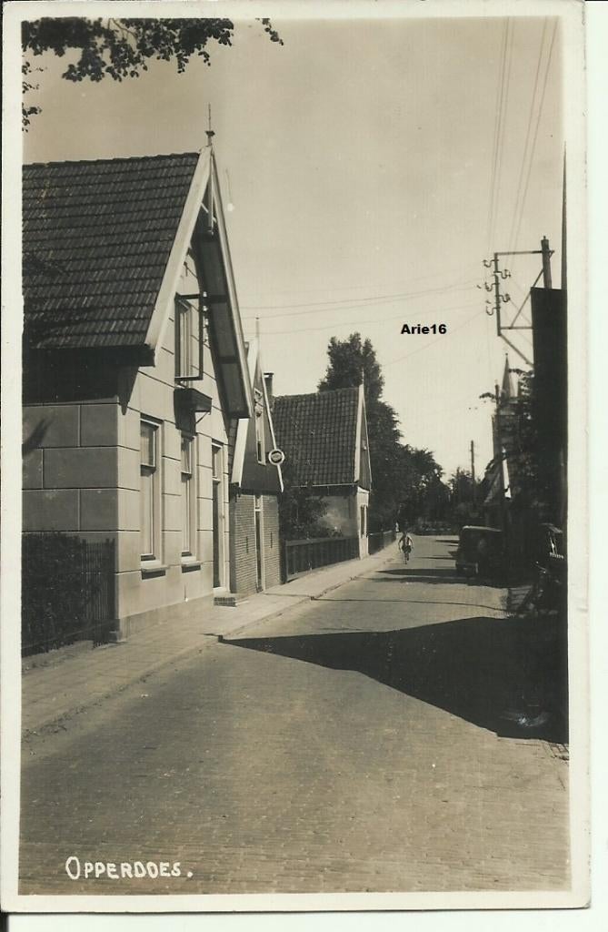 Opperdoes, Verzenden, 1920 tot 1940, Gelopen, Noord-Holland