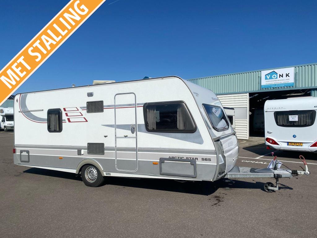 Eriba Arctic Star 565 bj 2011 veel leefruimte!, Caravans en Kamperen, Caravans, Rondzit, Bedrijf, 5 tot 6 meter, Eriba
