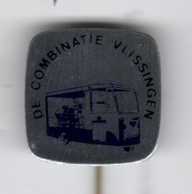 Speldje DE COMBINATIE VLISSINGEN MELKBOER SPYKSTAALWAGEN (A2, Ophalen of Verzenden, Gebruikt, Overige onderwerpen