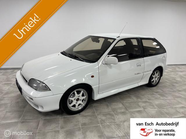 Suzuki Swift 1.3 GTI I zeldzaam I uniek I nieuwe apk, Auto's, Gebruikt, Zwart, 4 cilinders, Bedrijf