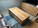 Salontafel Venetië 135 cm - Gerecycled Teak met Lades, Ophalen, Gebruikt, 100 tot 150 cm, Teakhout