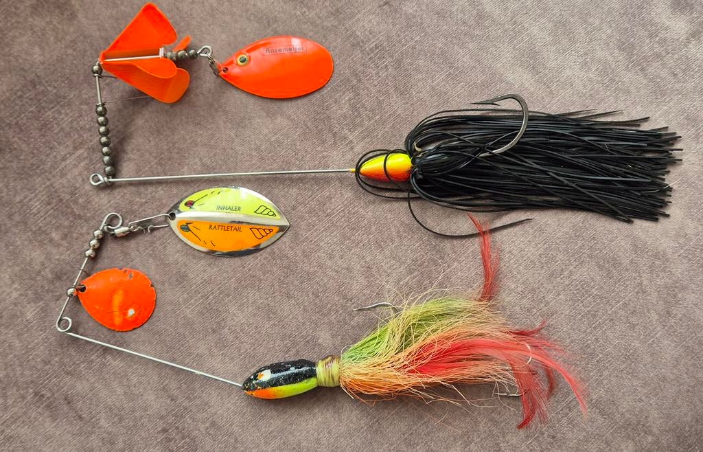 Setje spinnerbaits, Ophalen of Verzenden, Gebruikt, Overige typen