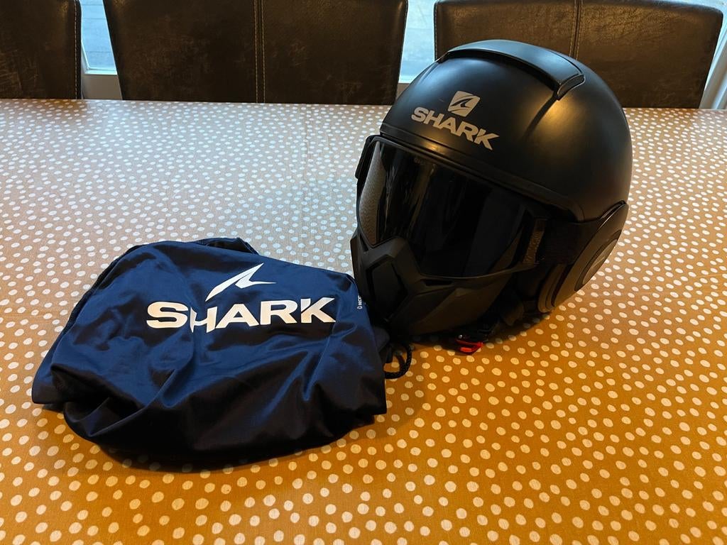 Shark street drak blank helm maat M, Ophalen of Verzenden, Zo goed als nieuw, Medium