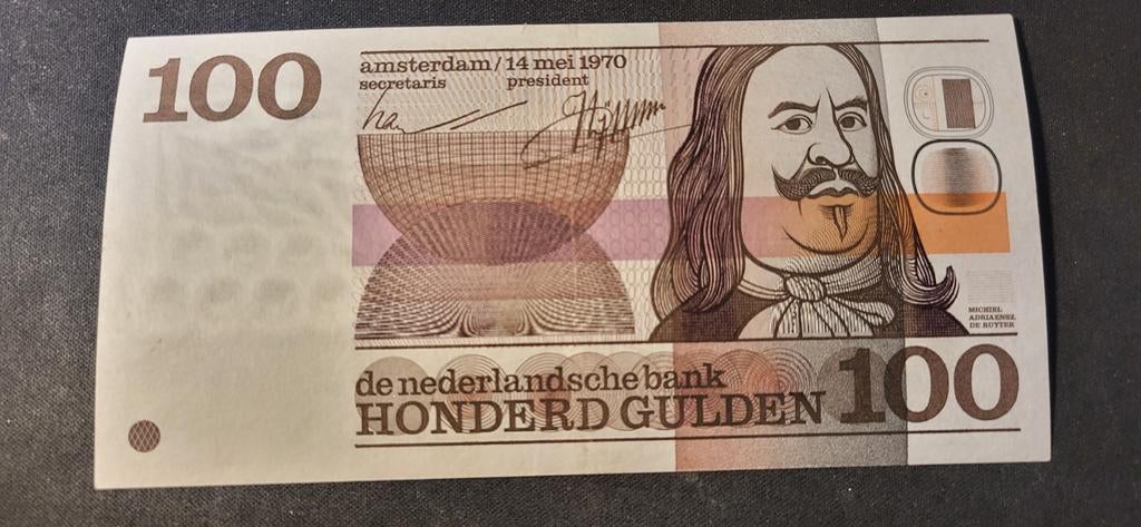 Nederland 100 gulden 1970 P93 ZF +, Postzegels en Munten, Bankbiljetten | Nederland, Ophalen of Verzenden