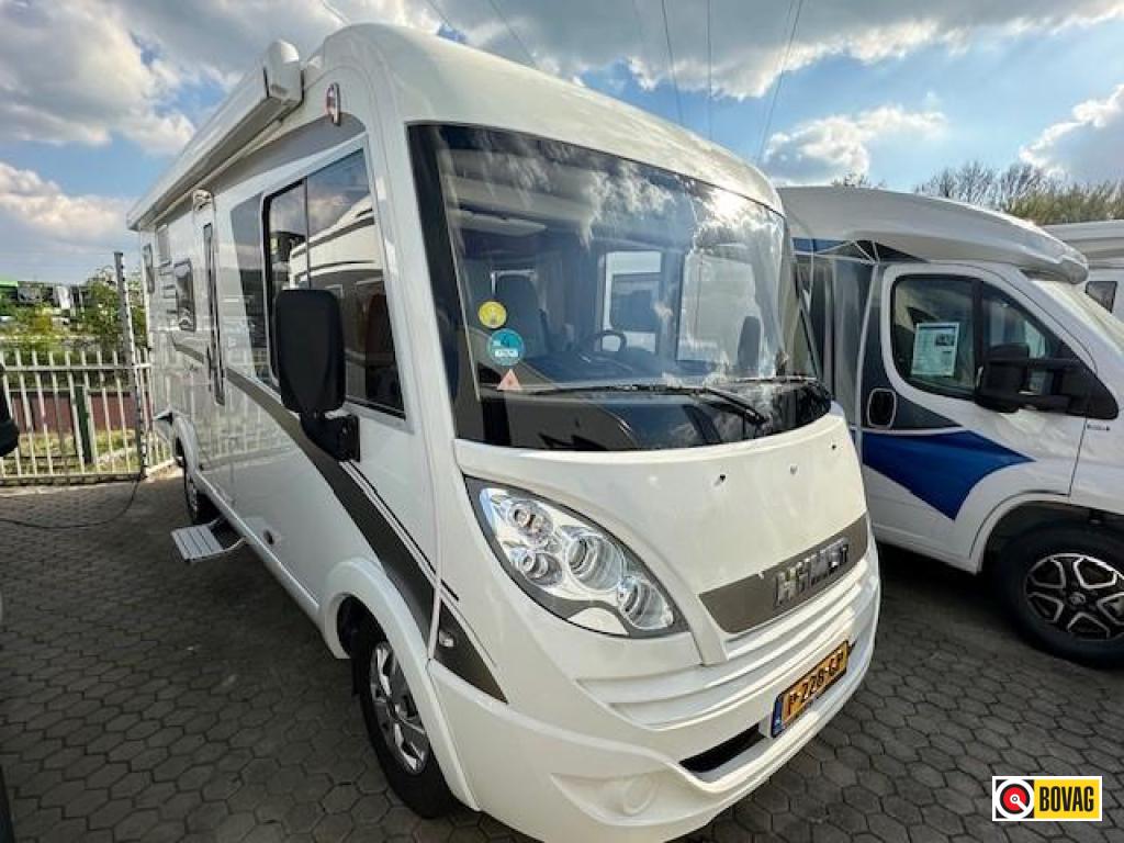 Hymer Exsis-I 524 2016 COMPACT 650CM+HEFBED+AIRCO, Caravans en Kamperen, Integraal, Standaard zit, Ringverwarming, Koelkast