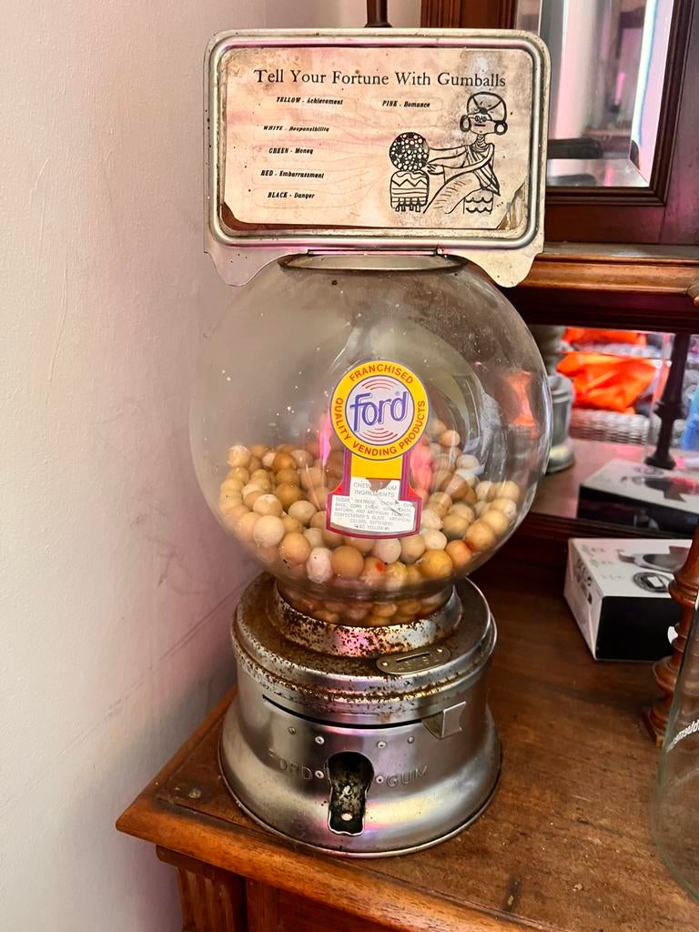 Kaugomballen automaat ford jaren 50, Verzamelen, Automaten | Overige, Ophalen, Gebruikt