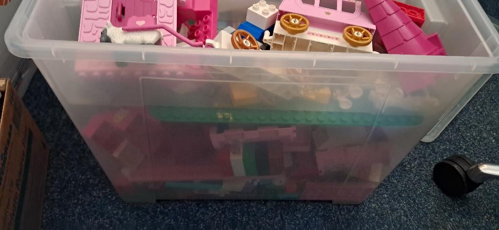 bak vol met duplo, Kinderen en Baby's, Speelgoed | Duplo en Lego, Zo goed als nieuw, Duplo, Complete set, Compleet, Inclusief accessoires