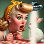 Kunsthandel Gennep - "The Bunny Abduction", Verzenden