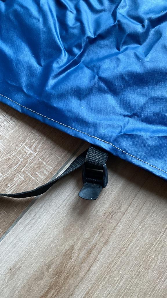 Disselhoes caravan - Blauw, Caravans en Kamperen, Caravan accessoires, Ophalen of Verzenden, Gebruikt