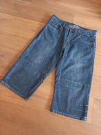 Unlocked jeans maat 34 driekwart, Kleding | Heren, Ophalen of Verzenden, Zo goed als nieuw, Blauw, W33 - W34 (confectie 48/50)