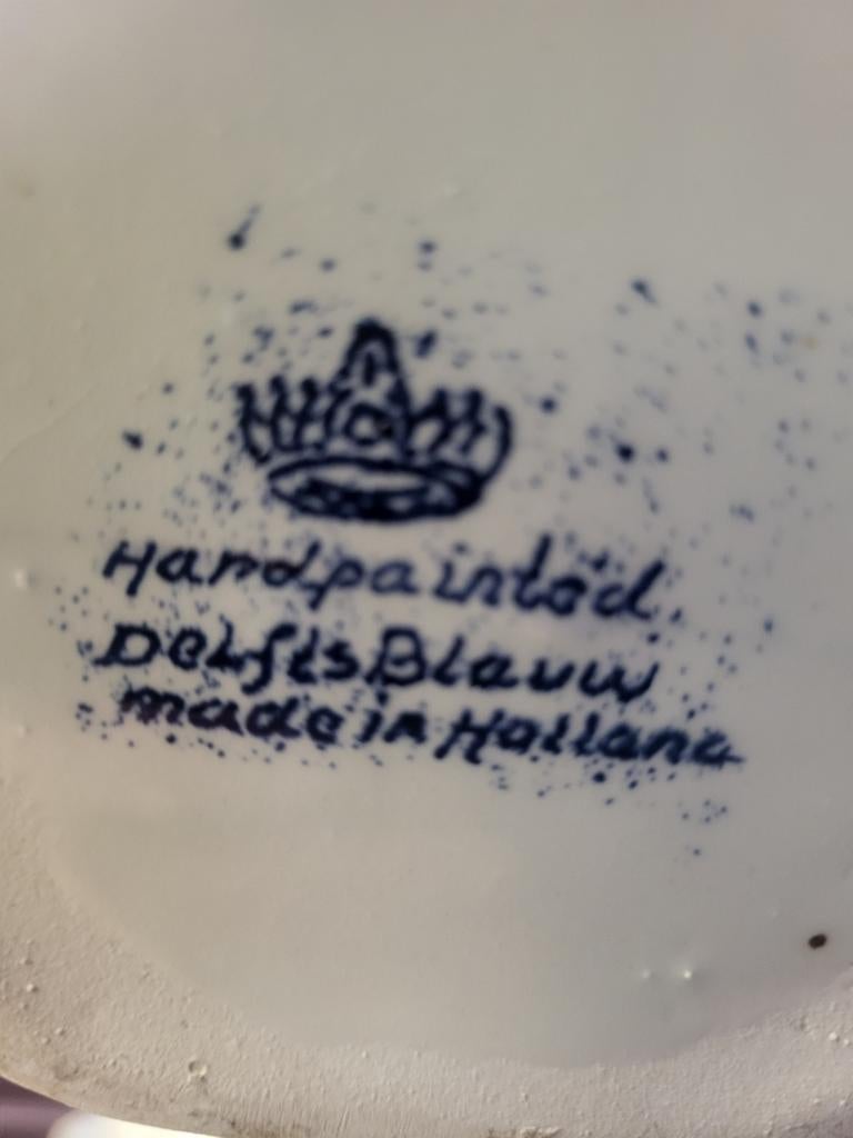 Delfts blauw vazen set, Ophalen of Verzenden