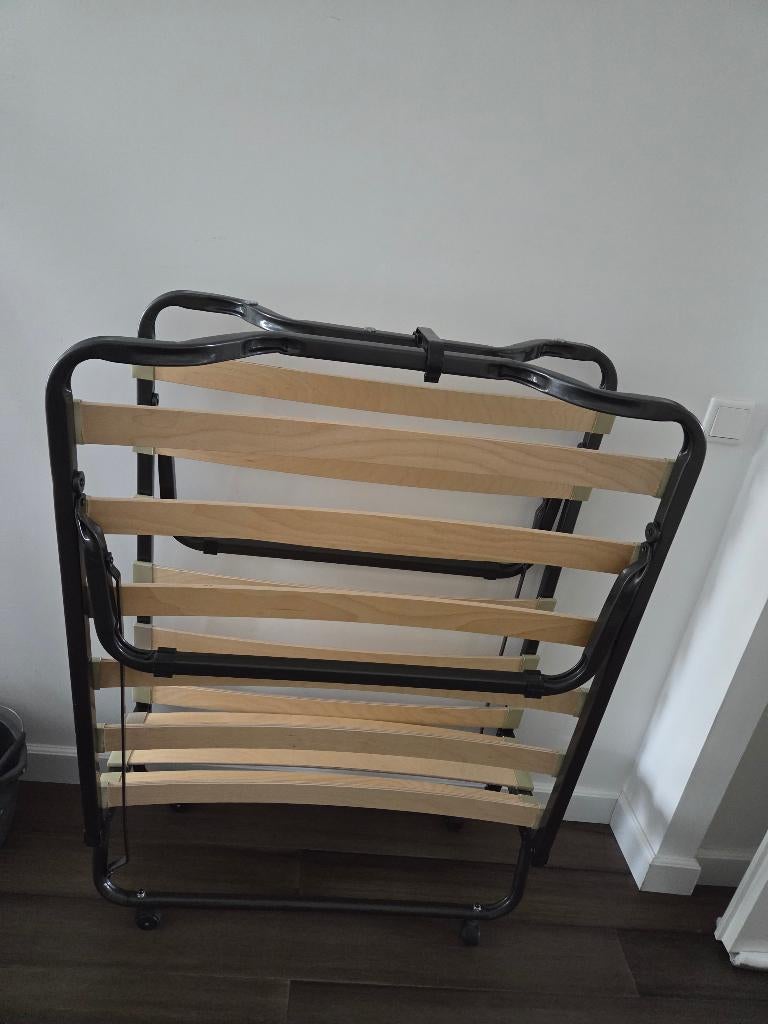 Opklapbed, Ophalen, Eenpersoons, Zo goed als nieuw, 80 cm