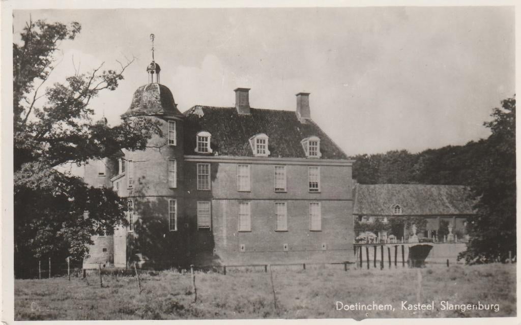 doetinchem- kasteel slangenburg, Ophalen of Verzenden, 1940 tot 1960, Gelderland