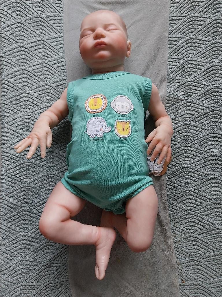 Rompertje Biorganic groen maat 50 NIEUW, Kinderen en Baby's, Nacht- of Onderkleding, Jongetje of Meisje, Nieuw, Biorganic