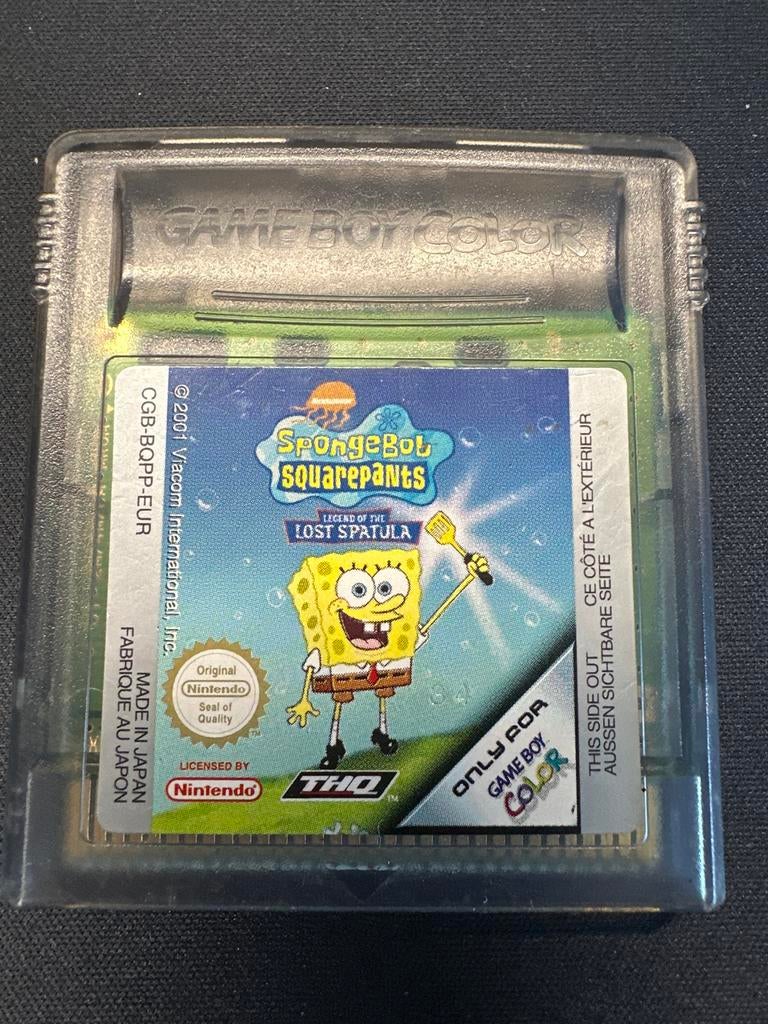 SpongeBob SquarePants: Legend of the Lost Spatula GBC, Avontuur en Actie, Gebruikt, 1 speler, Ophalen of Verzenden
