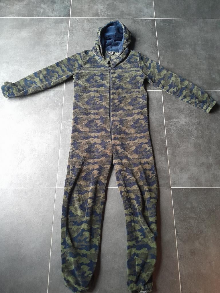 Onesie camouflage maat 158/164 Europe Kids, Ophalen of Verzenden, Gebruikt, Europe Kids, Jongen of Meisje