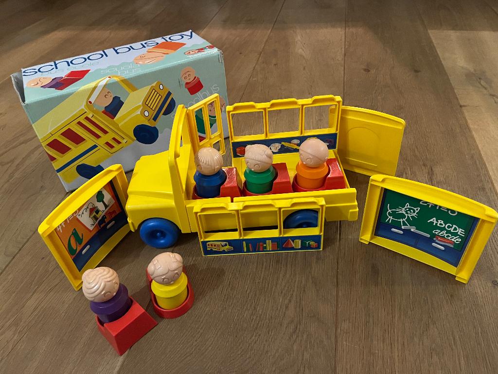 Tuppertoys schoolbus (Merk Tupperware), Ophalen of Verzenden, Gebruikt, Geel, Overige typen