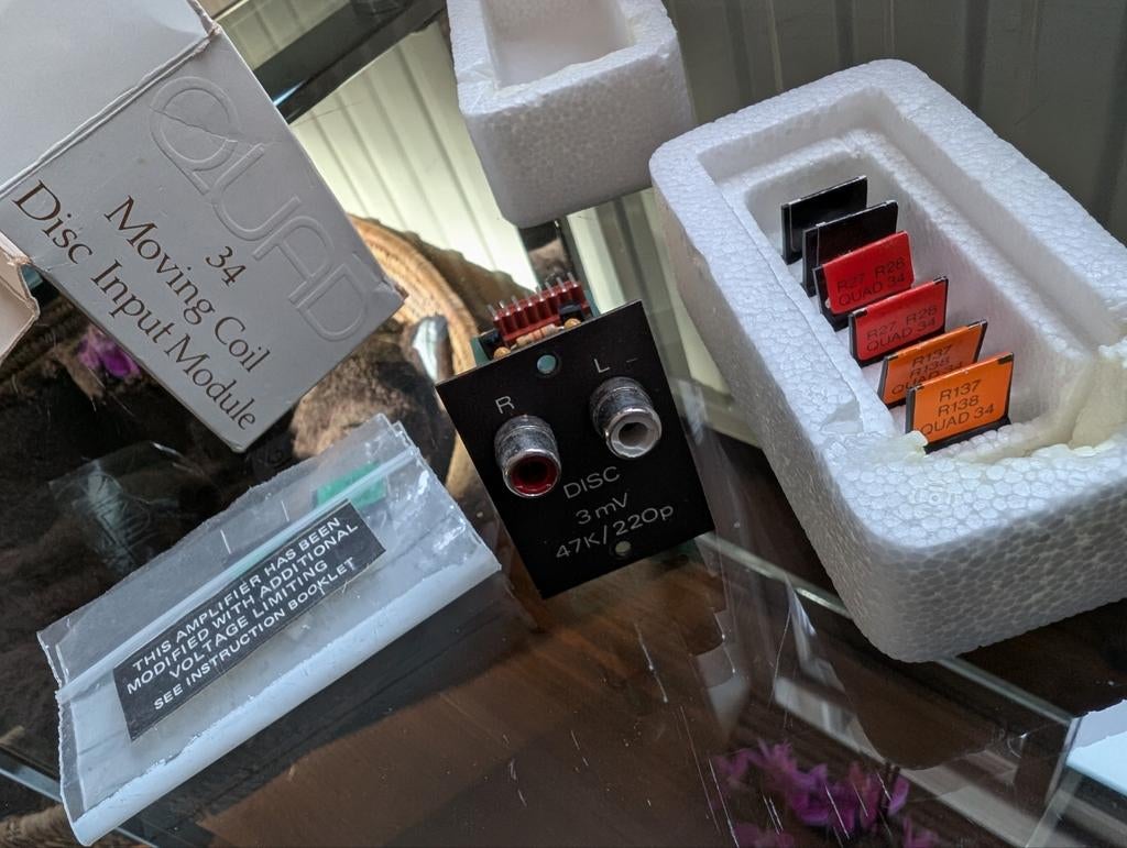 Quad 34 Moving Magnet Disc Input Module, Ophalen of Verzenden, Gebruikt