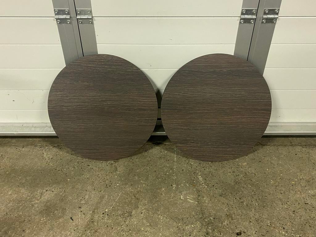 18 Tafelbladen trespa volkern HPL rond 55 cm indoor outdoor, Ophalen, Nieuw