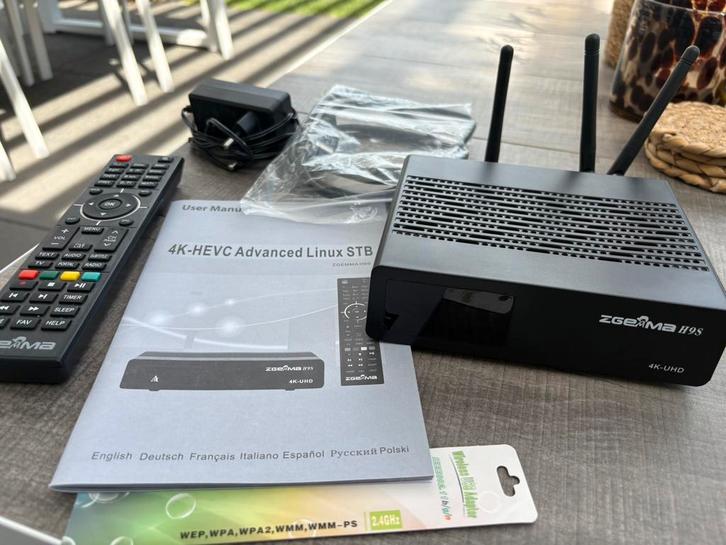 ZGEMMA H9S HD (dreambox), Audio, Tv en Foto, Decoders en Harddiskrecorders, Zo goed als nieuw, Ophalen