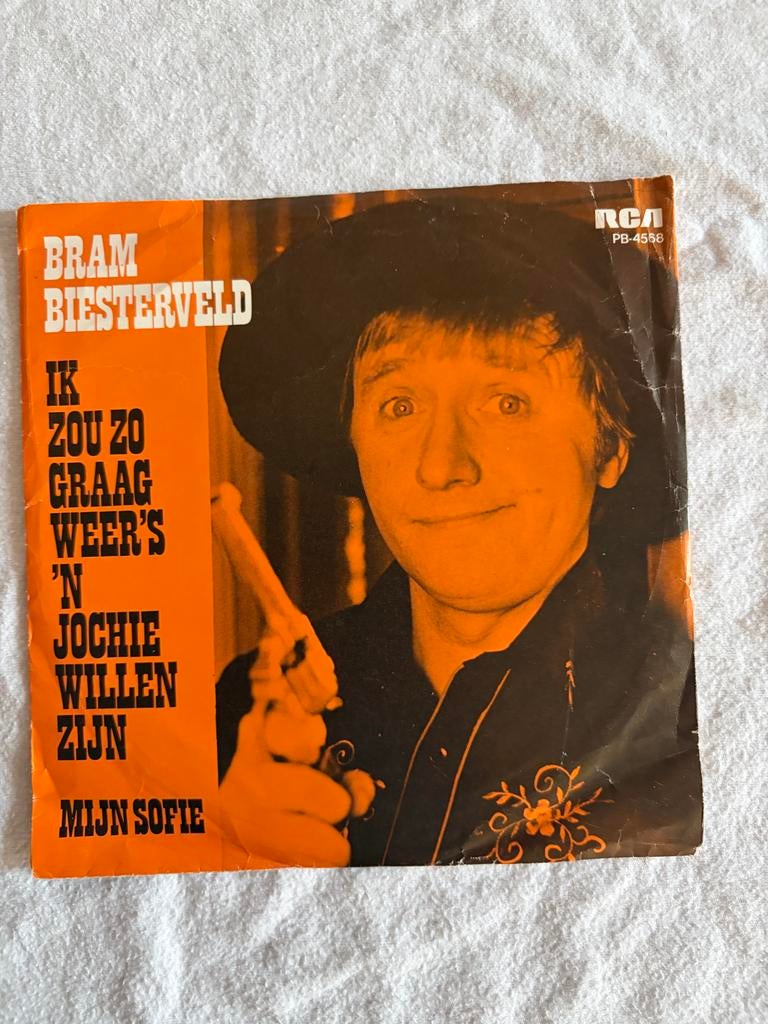 Vinyl Bram Biesterveld, Gebruikt, 7 inch, Single, Ophalen of Verzenden