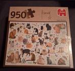 Jumbo puzzel 950 stukjes - Francien's Katten Poster, Ophalen of Verzenden, 500 t/m 1500 stukjes, Nieuw, Legpuzzel