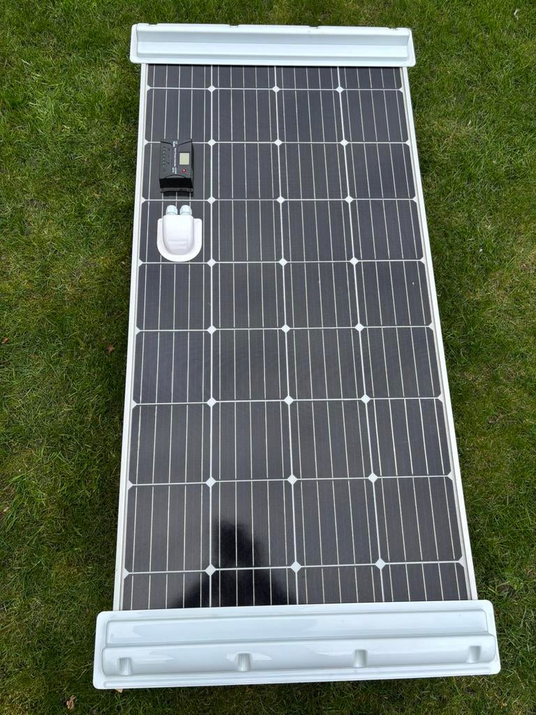 Zonnepaneel set compleet, Caravans en Kamperen, Camper-accessoires, Ophalen, Gebruikt