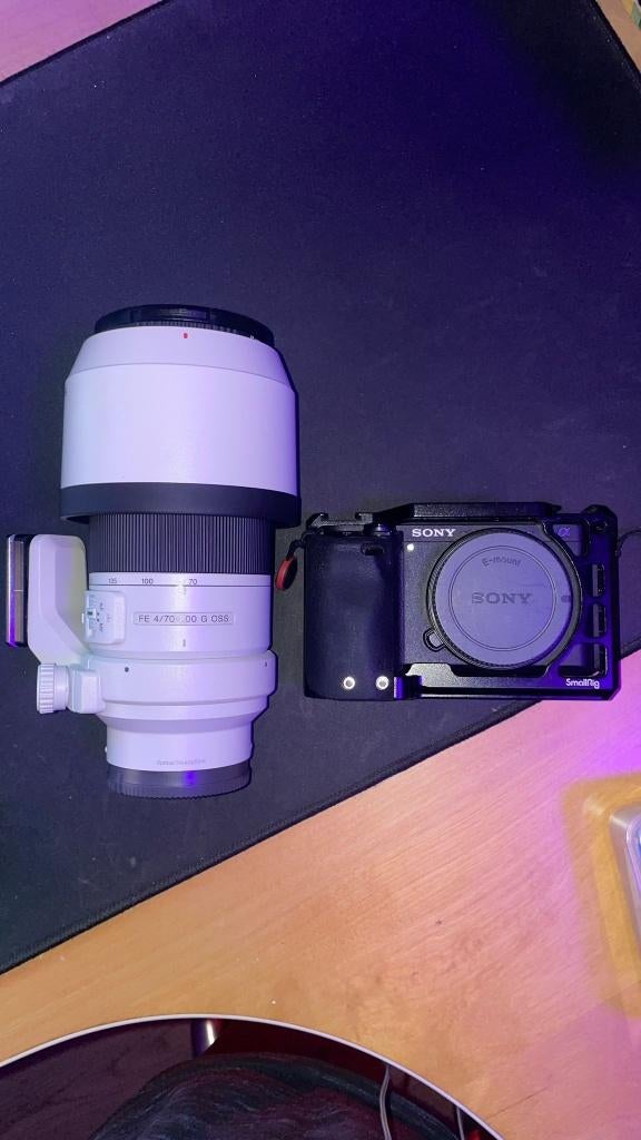 Sony a6300 + Sony FE 70-200 F4 + 16-50mm F3.5-5.6 PZ, Ophalen, Compact, Zo goed als nieuw, Sony