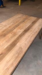 Tafel - Blad = Massief Teakhout, Ophalen of Verzenden, Zo goed als nieuw, 250 cm of meer, Planken