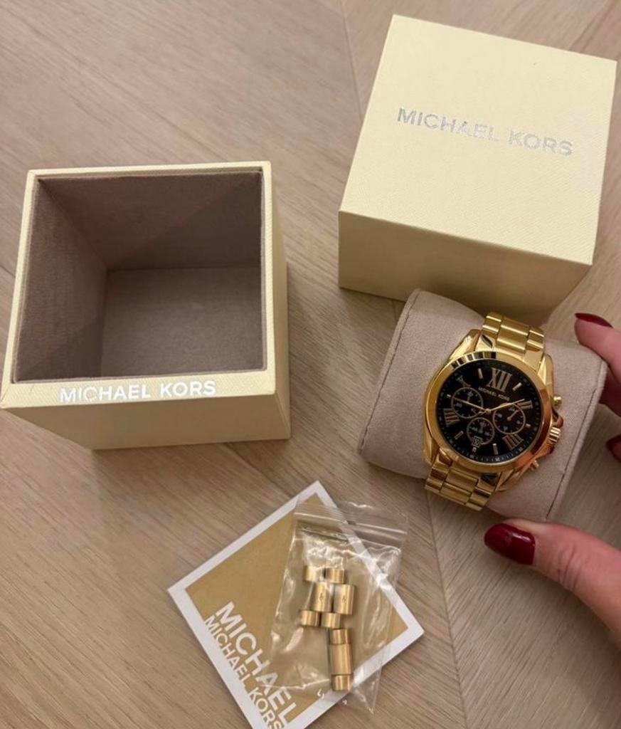 Michael Kors horloge, Staal, Polshorloge, Zo goed als nieuw, Ophalen