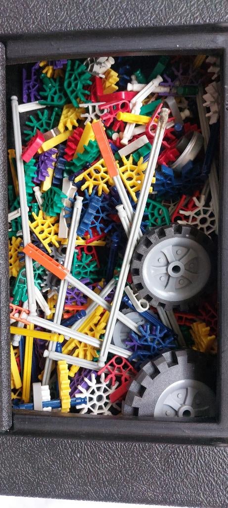 Grote K'nex set incl Bike + originele Knex kist, Ophalen, Gebruikt, K'nex