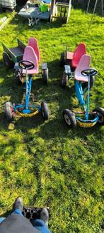 Berg skelters met aanhanger, Kinderen en Baby's, Speelgoed | Buiten | Skelters, Ophalen, Gebruikt, Berg, Duozit