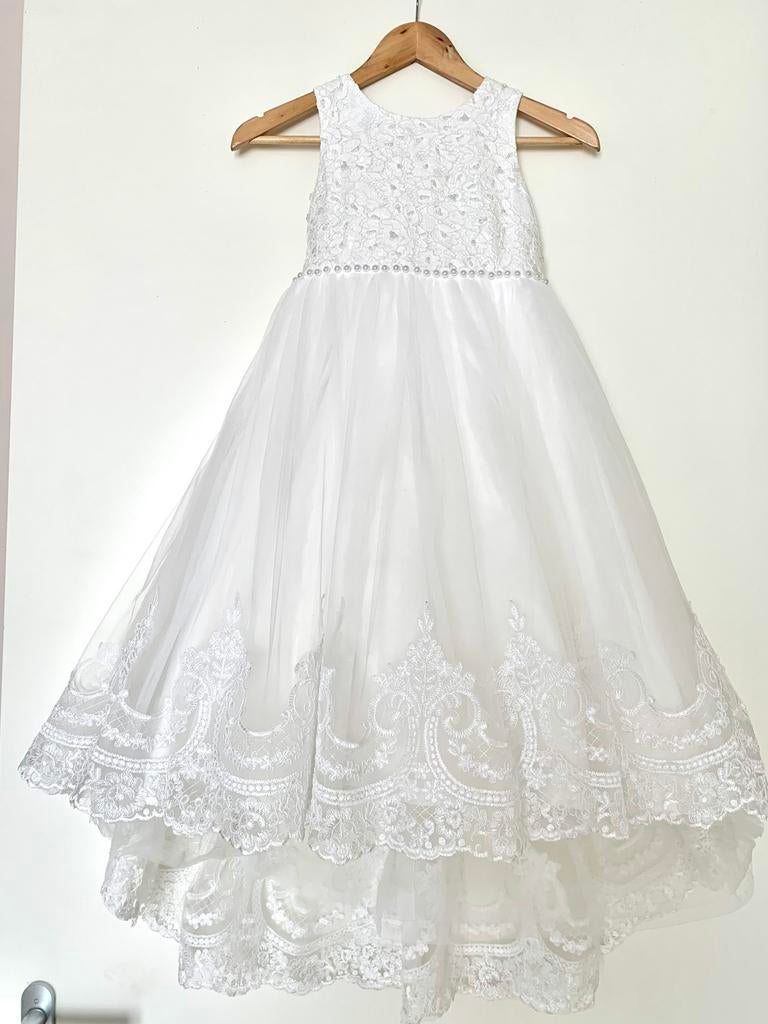 Communie jurk met bijpassende schoenen, Ophalen of Verzenden, Zo goed als nieuw, Meisje, Jurk of Rok