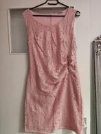 Miss etam lichtroze dames jurk broderie motief en ritsje, Ophalen of Verzenden, Zo goed als nieuw, Roze, Maat 36 (S)