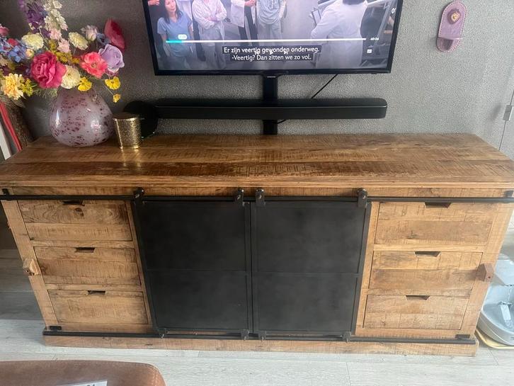 Dressoir kast van HACO met 6 lades en opbergruimte, Huis en Inrichting, Kasten | Dressoirs, Gebruikt, 150 tot 200 cm, 25 tot 50 cm