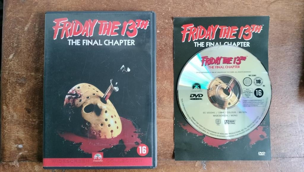 Friday the 13th: The Final Chapter DVD, Cd's en Dvd's, Dvd's | Horror, Vanaf 16 jaar, Ophalen of Verzenden, Zo goed als nieuw