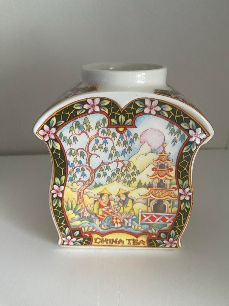 Vintage Sadler porselein potje / vaasje – The World of Tea, Ophalen of Verzenden