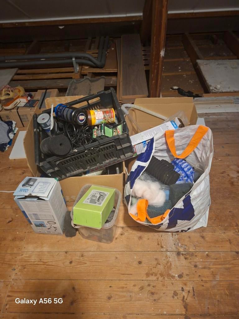 Heel veel aquarium spullen, Ophalen, Gebruikt