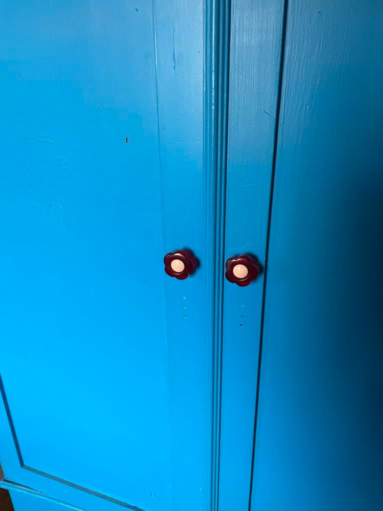 Leuke blauwe kast met lades, Ophalen of Verzenden