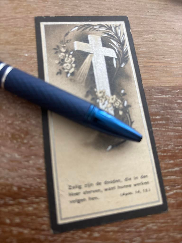 Bügel Fredrik Nieuwe Pekela 1942 Valhtermond Zandberg x Dik, Verzamelen, Ophalen of Verzenden, Bidprentje