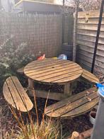 Talen Picknick tafel rond, Tuin en Terras, Ophalen, Zo goed als nieuw
