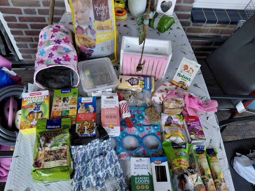 Cavia speeltjes en knabbeltjes en voer, Dieren en Toebehoren, Ophalen, Zo goed als nieuw, Overige typen