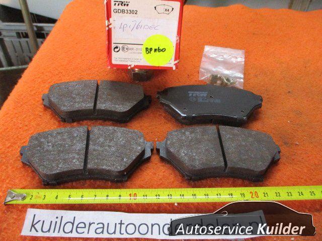 Remblokken voorzijde Mazda MX5 II NB BP1160 TRW gdb3302  Ori, Auto-onderdelen, Remmen en Aandrijving, -, -, Nieuw, Ophalen of Verzenden