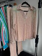 Ambika licht roze glitter matching co-ord two piece set, Ambika, Kostuum of Pak, Maat 42/44 (L), Zo goed als nieuw