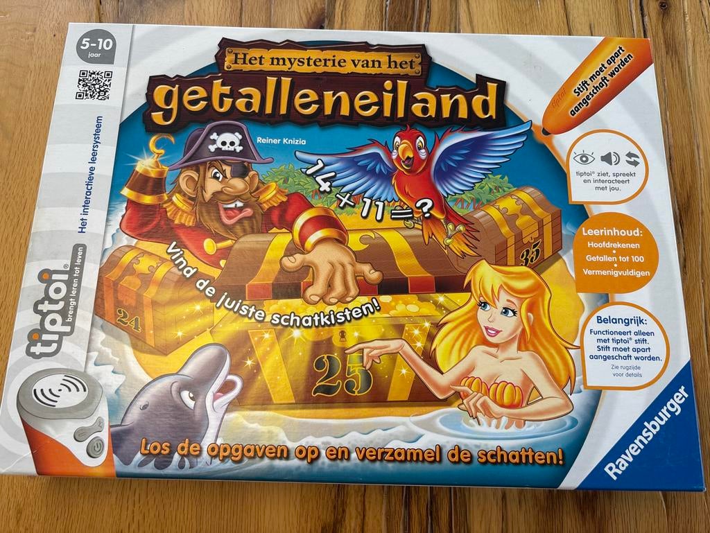 Tiptoi uitbreiding Het Mysterie van het Getalleneiland (5+), Ophalen, Zo goed als nieuw, Rekenen, Met geluid