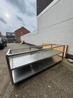 RVS balie / toonbank proffesioneel, Ophalen